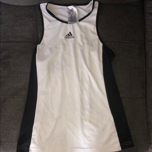Adidas Black and White Athletic Tank